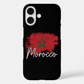 Marokko Fußball Fan Geschenk Marokko Flagge Marokk iPhone 16 Hülle