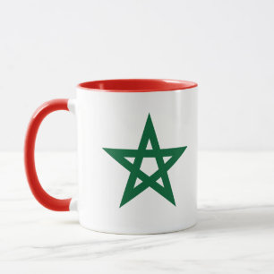 Marokko Fußballflagge Tasse