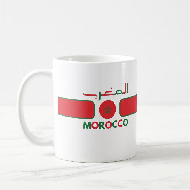 Marokko Fußballnationalmannschaft Kaffeetasse (Links)