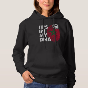 Marokko in meinem DNA-marokkanischen Flaggenteam M Hoodie