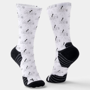 Marokko ist ein Stern über unserer gekrönten Ident Socken