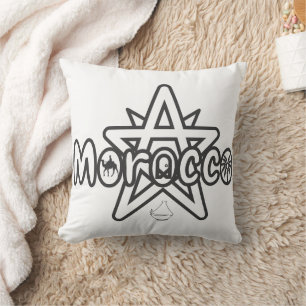 Marokko ist eine gekrönte Tradition, seine Türen s Kissen