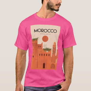 Marokko Jahrgang Reisen Mesziemlich T-Shirt