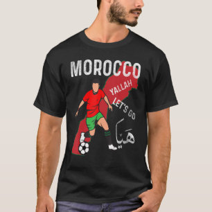 Marokko JALLAH Einmalige Crew Unterstützung für Ma T-Shirt