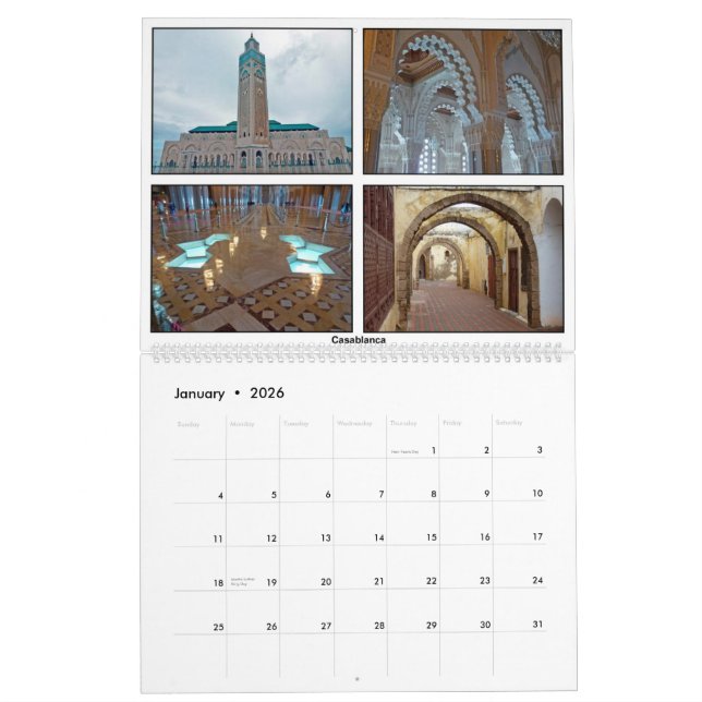 Marokko-Kalender Kalender (Jan 2026)