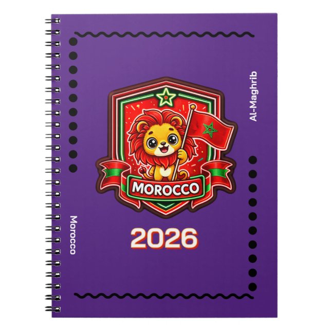 Marokko Kinder Notizblock (Vorderseite)