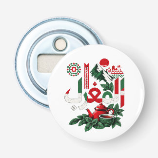 Marokko-Kunst-Tasse Marokkanische Minztee-Tasse Flaschenöffner
