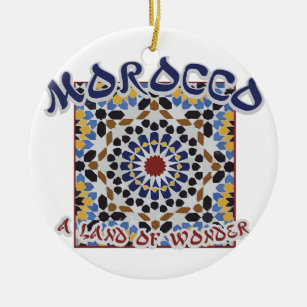 Marokko-Land des Wunders Keramik Ornament