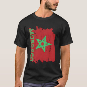 Marokko marokkanische Flagge Marokko T-Shirt