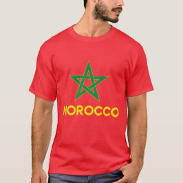 Marokko - marokkanische Flagge T-Shirt
