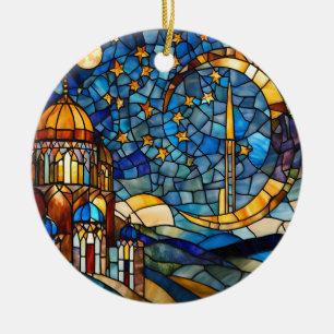 Marokko Nacht Himmel Custom Keramik Ornament