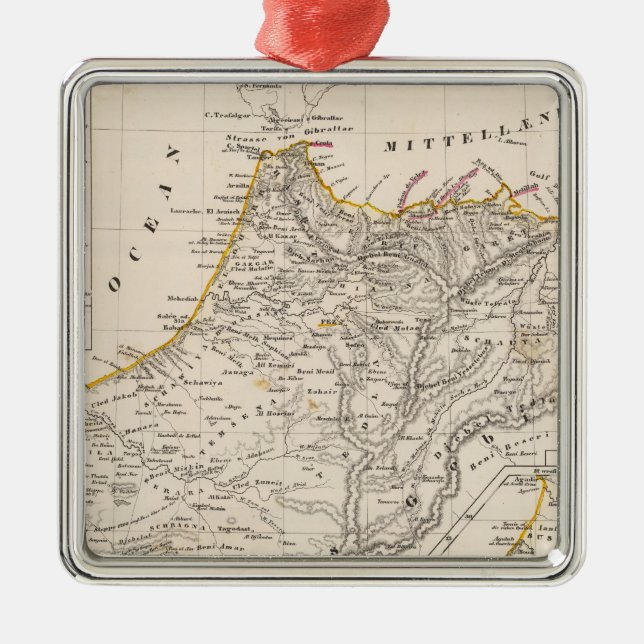 Marokko Ornament Aus Metall (Vorne)