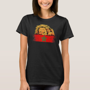 Marokko - Patriotische marokkanische Flagge T-Shirt