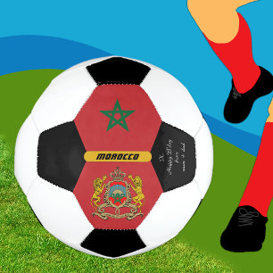 Marokko Personalisiert, Flagge, Foto Fußball
