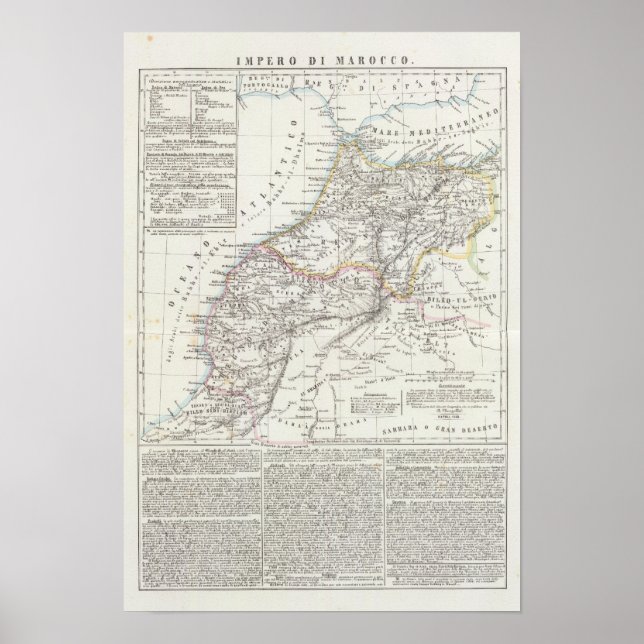 Marokko Poster (Vorne)