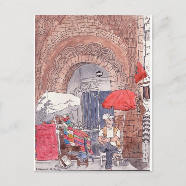 Marokko Postkarte (Vorderseite)