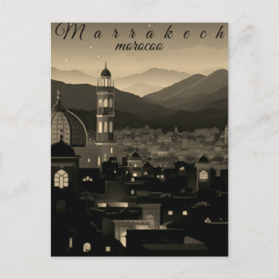 Marokko Reise Postkarte Kunst, Dichtung und Musik
