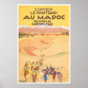 Marokko-Reiseposter-Druck marokkanische Kunst (XR4 Poster