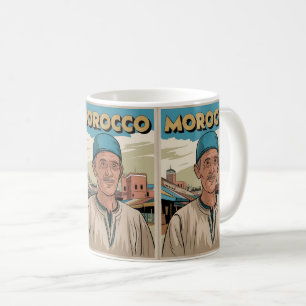 Marokko-Reisepostkarte mit Geschenk für Einheimisc Kaffeetasse