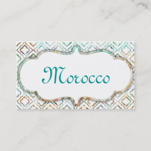 Marokko sauber visitenkarte