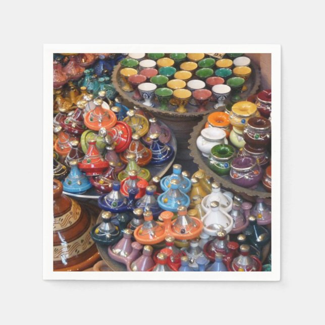 Marokko Tagine Cocktail Napkins Serviette (Vorderseite)