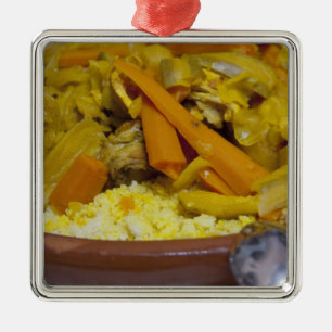 Marokko, Tetouan. Traditionelles marokkanisches Es Ornament Aus Metall