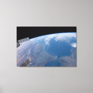 Marokko und Spanien. Leinwanddruck