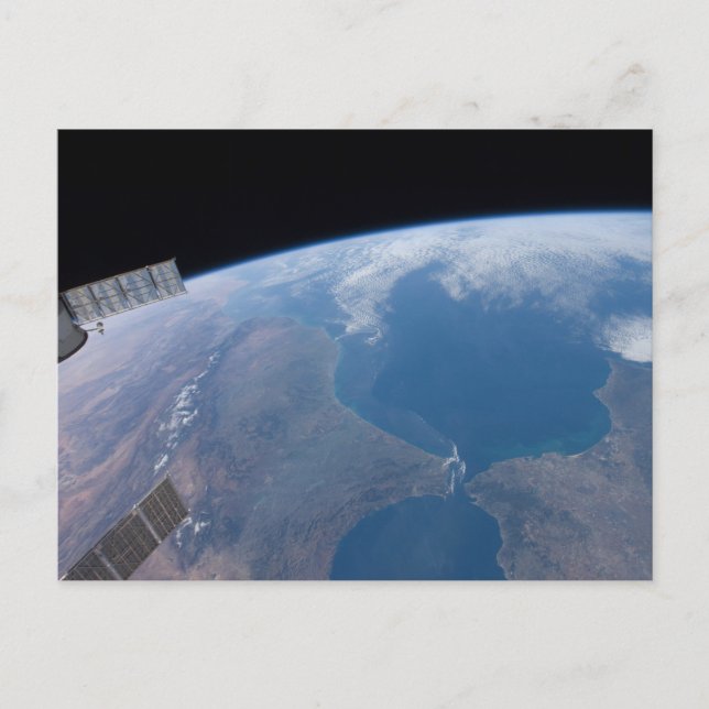 Marokko und Spanien. Postkarte (Vorderseite)