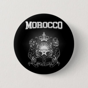Marokko-Wappen Button