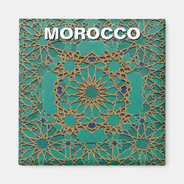 Marokko zellij Tile Travel Magnet