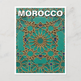 Marokko zellij Tile Travel Postkarte