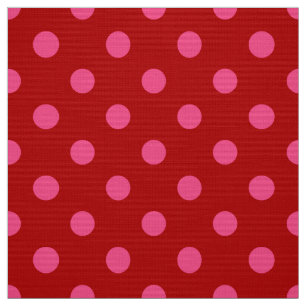 Marone Rot Pink Polka Punkte Design Stoff