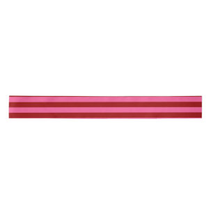 Marone Rot Pink Streifen Design Satinband