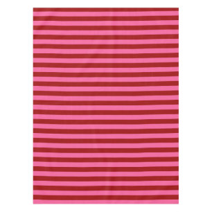 Marone Rot Pink Streifen Design  Tischdecke