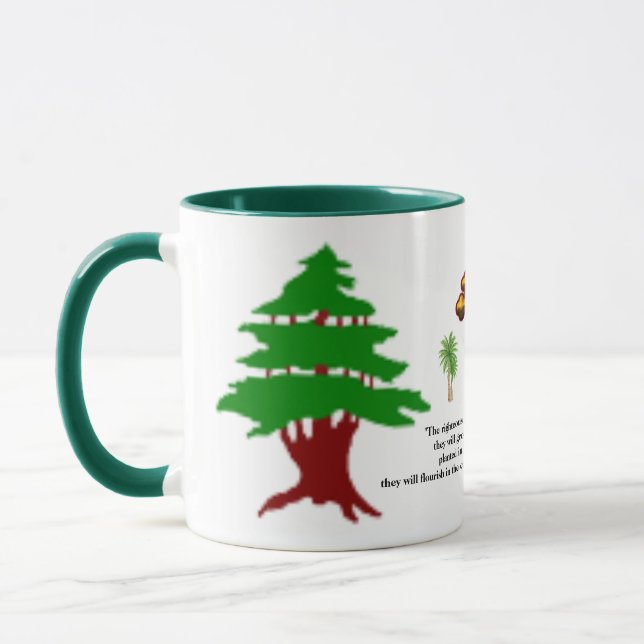 Maronite Church Psalm 92 Gift Tasse (Links)