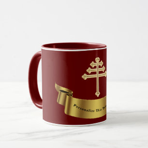 Maronitische Kirche Kreuz Personalisierte Geschenk Tasse