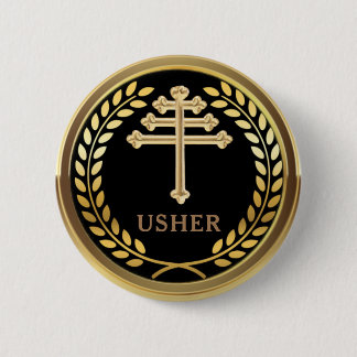 Maronitische Kirche Platzanweiser Pin Button