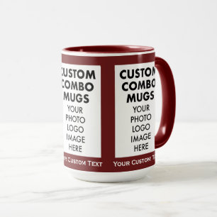Maroon 4:6 Rahmen 3 x Foto Text Große Benutzerdefi Tasse