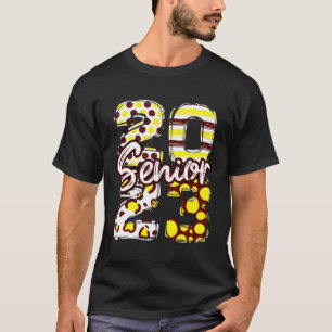 Maroon and Gold Senior 2023 Abschluss Senior Clas T-Shirt