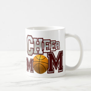 Maroon Basketball Cheer Mom Tasse
