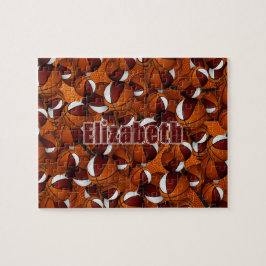 Maroon-Basketball-Kids-Team Farben Puzzle