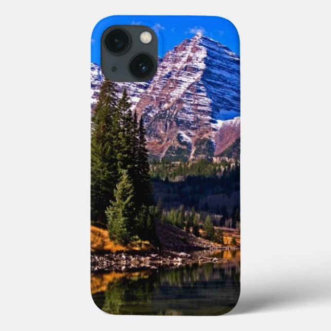 Maroon Bells Case-Mate iPhone Hülle (Rückseite)