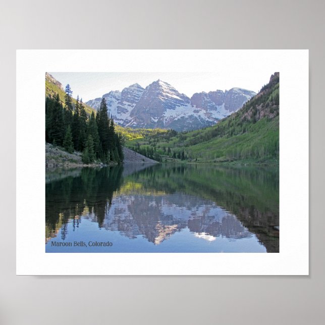 Maroon Bells, Colorado Poster (Vorne)