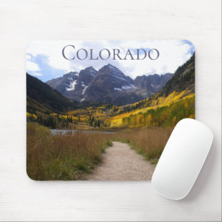 Maroon Bells Colorado Souvenir Mousepad