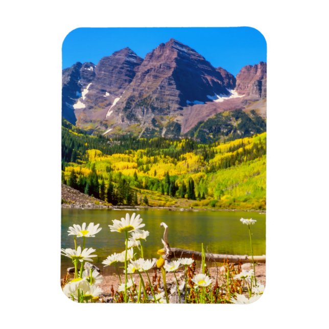 Maroon Bells in Aspen, Colorado Magnet (Vertikal)