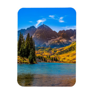 Maroon Bells in Aspen, Colorado Magnet