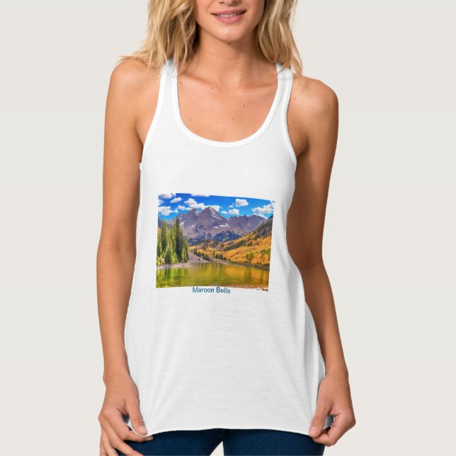 Maroon Bells in Aspen, Colorado Tank Top (Vorderseite)
