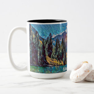 Maroon Bells in Aspen, Colorado Zweifarbige Tasse