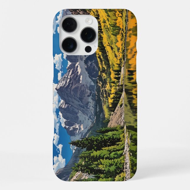 Maroon Bells iPhone Case Hülle (Rückseite)