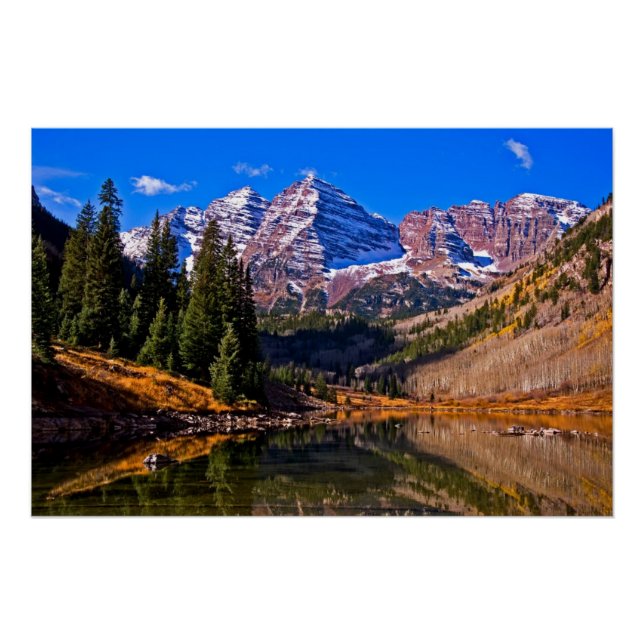 Maroon Bells Poster (Vorderseite)